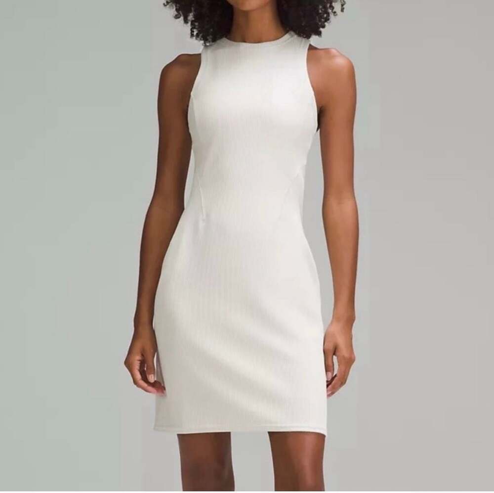 Lululemon Ribbed High-Neck Sleeveless Dress Size 8